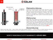 Tablet Screenshot of galan.lt